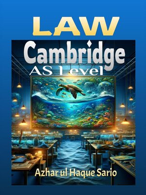 cover image of LAW AS Level Cambridge